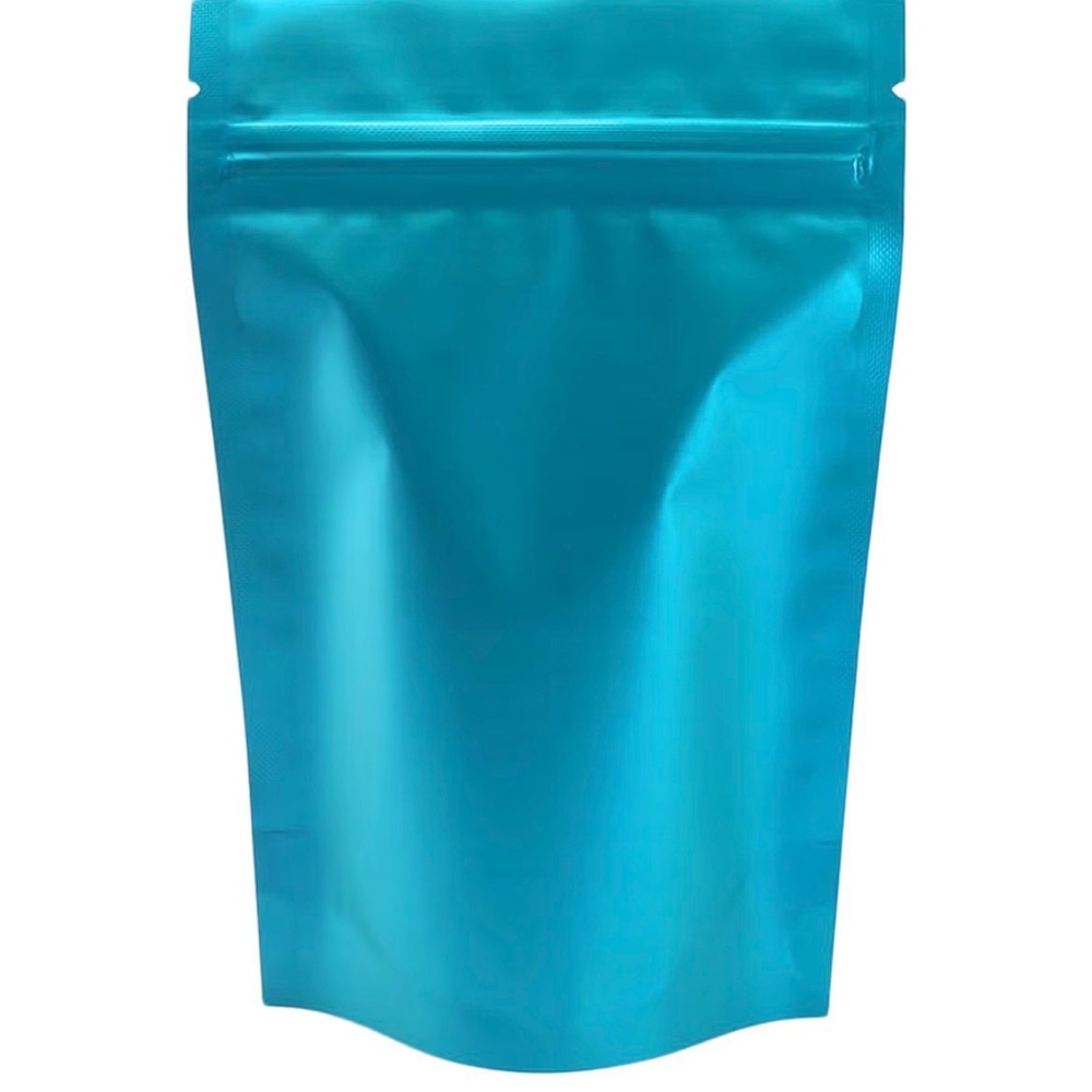 Blue Resealable Stand-Up Pouch